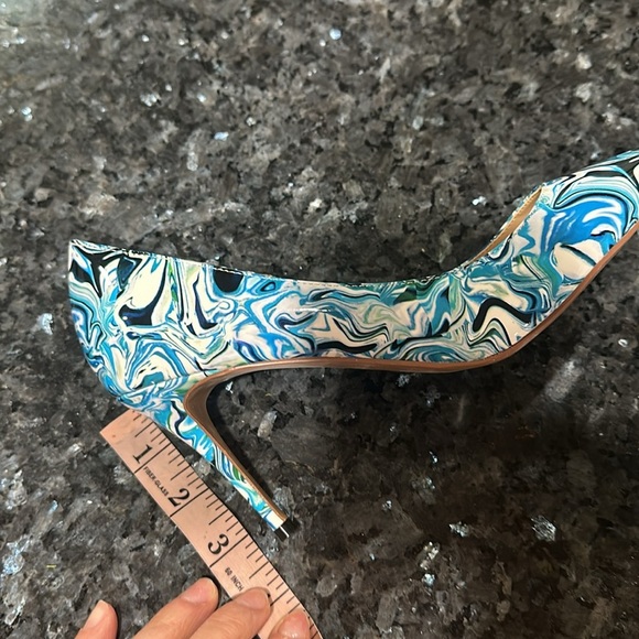 Women's Stiletto Pumps For Woman Thin High Heels Pointed Toe Spring Printing - Picture 7 of 9